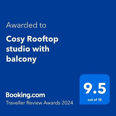 Cosy Rooftop Studio With Balcony Belgrad Zewnętrze zdjęcie